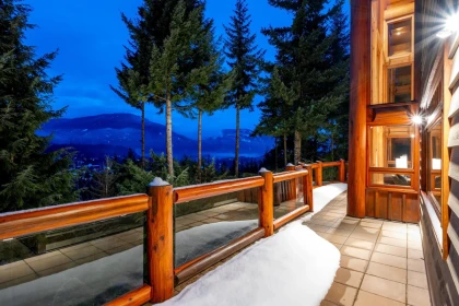 Aerial View of 3826 Sunridge Drive, Whistler, BC