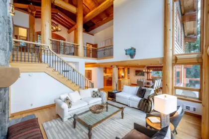 Living Room Photo of 3826 Sunridge Drive, Whistler, BC