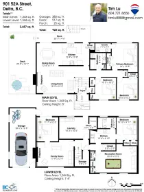 901 52a Street, Delta, BC, Delta — Single Family Residence for sale
