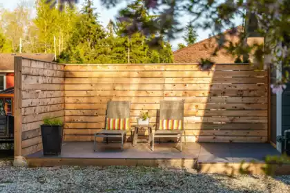 Aerial View of 6323 Oracle Road, Sechelt, BC