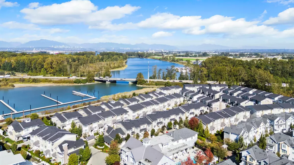 Aerial View of 227 5535 Admiral Way, Delta, BC