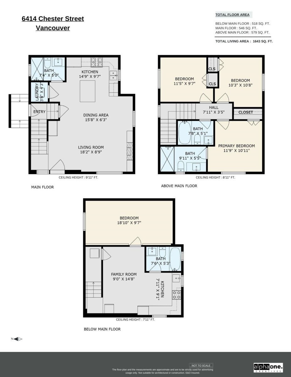 Hallway Photo of 6414 Chester Street, Vancouver, BC