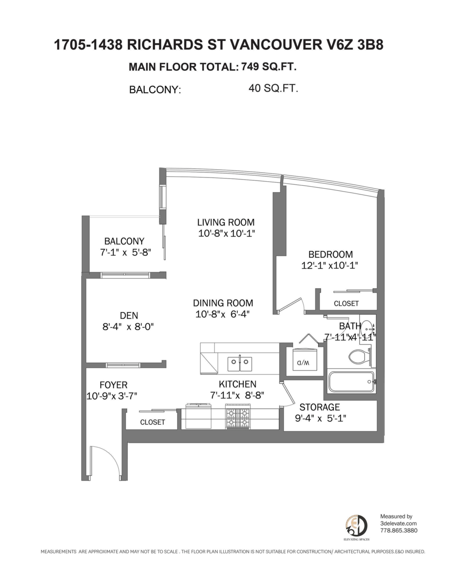 Mudroom Photo of 1705 1438 Richards Street, Vancouver, BC
