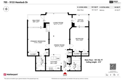 Garden / Landscaping Photo of 705 9133 Hemlock Drive, Richmond, BC