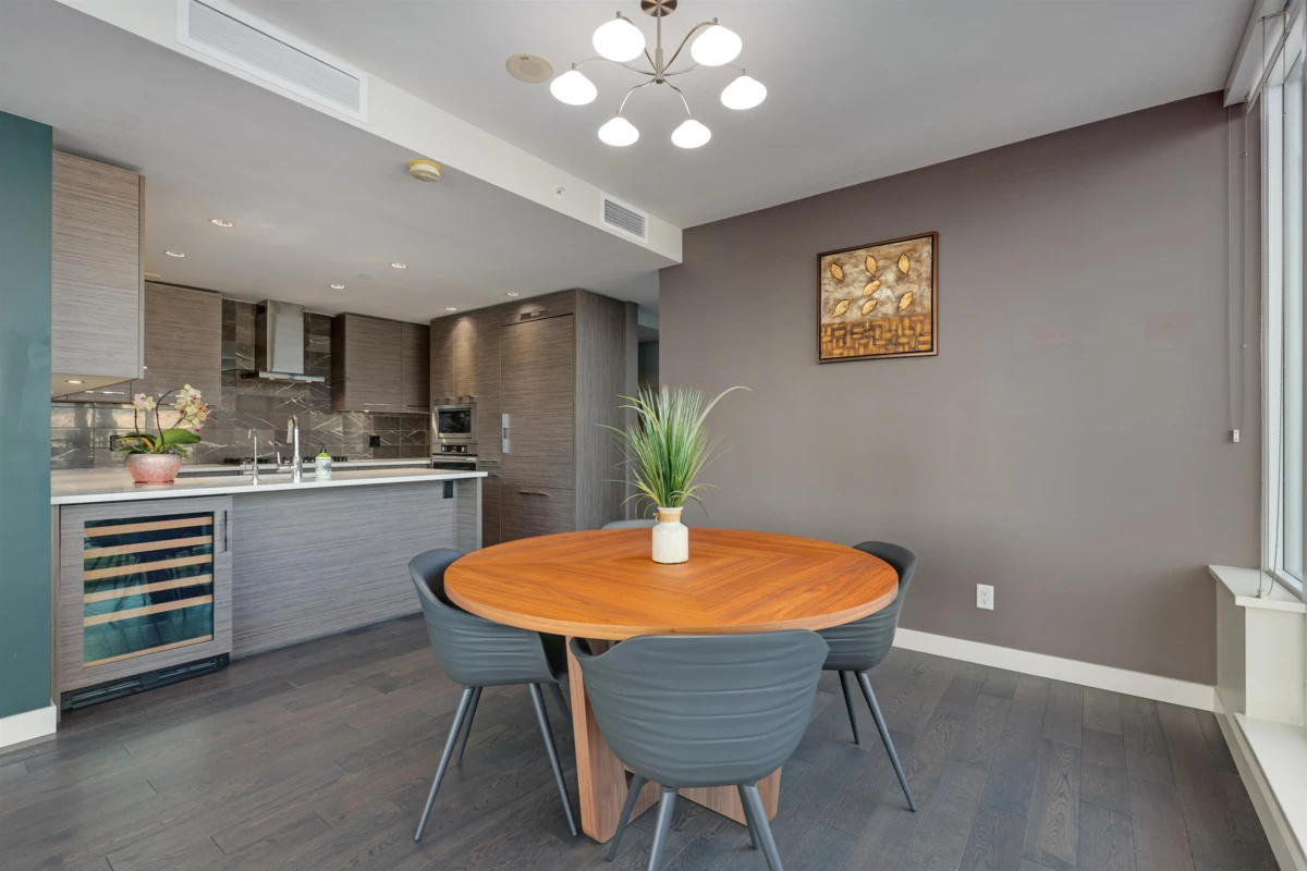 Dining Area Photo of 1801 7488 Lansdowne Road, Richmond, BC