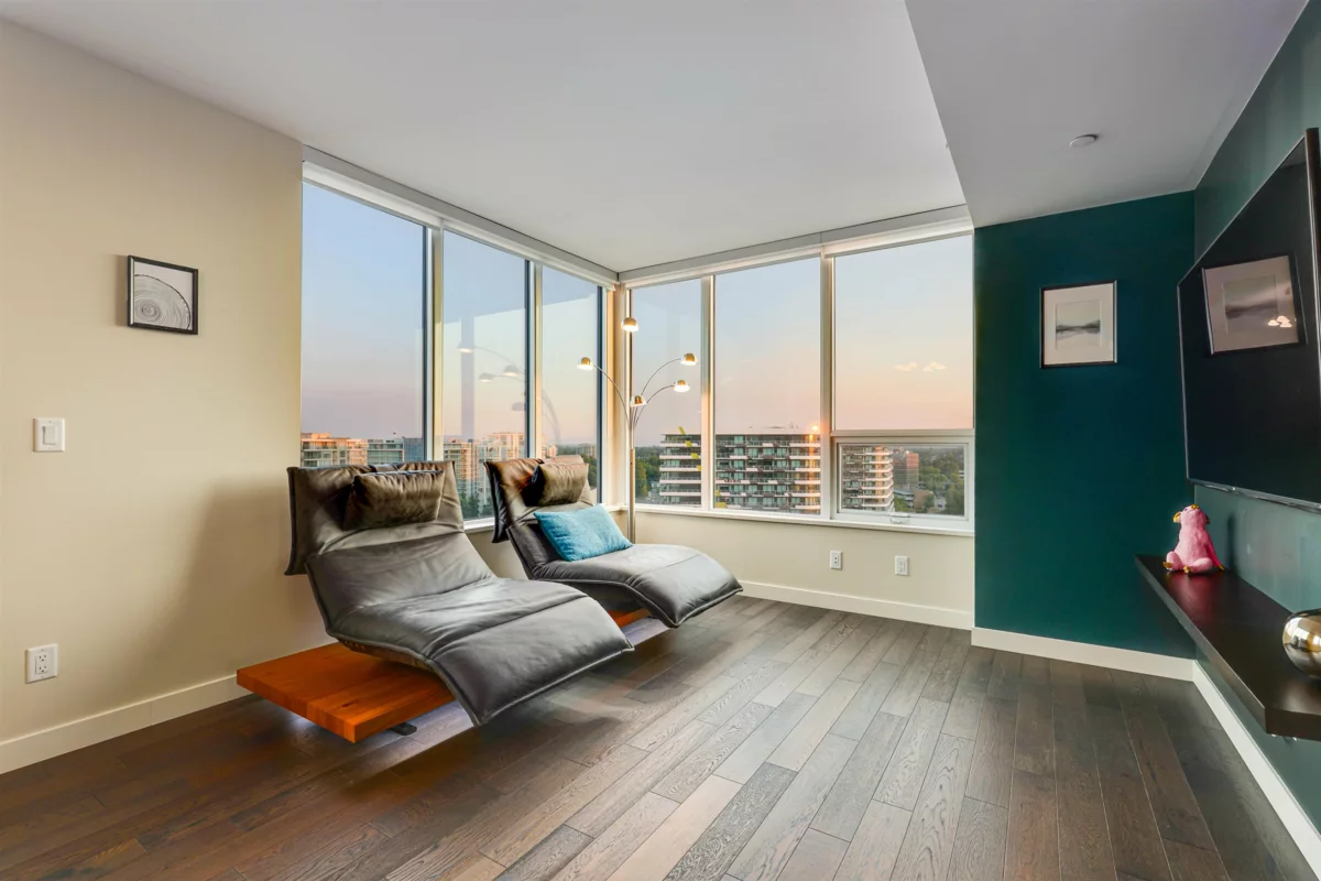 Exterior Rear Photo of 1801 7488 Lansdowne Road, Richmond, BC