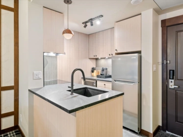 Kitchen Island Photo of 315 4320 Sundial Crescent, Whistler, BC