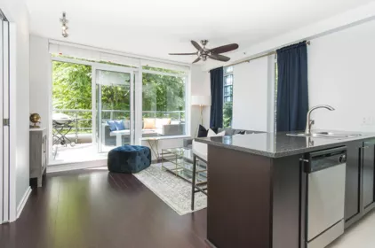 Kitchen Island Photo of 307 1001 Homer Street, Vancouver, BC