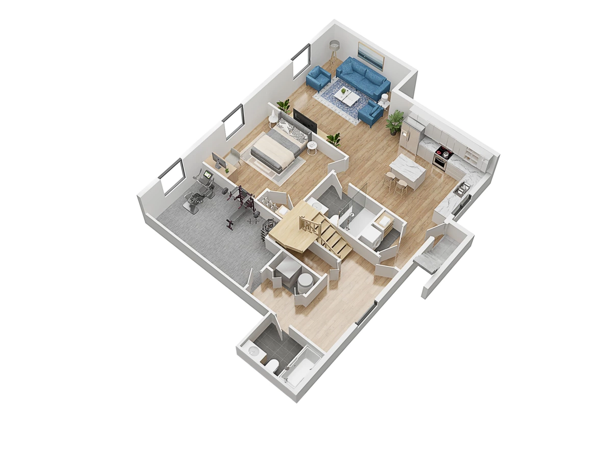 Fitness Center Photo Near 13544 Birdtail Drive, Maple Ridge, BC