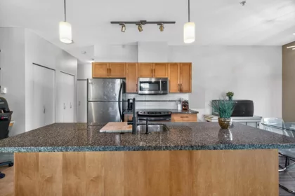 Kitchen Island Photo of 201 11950 Harris Road, Pitt Meadows, BC