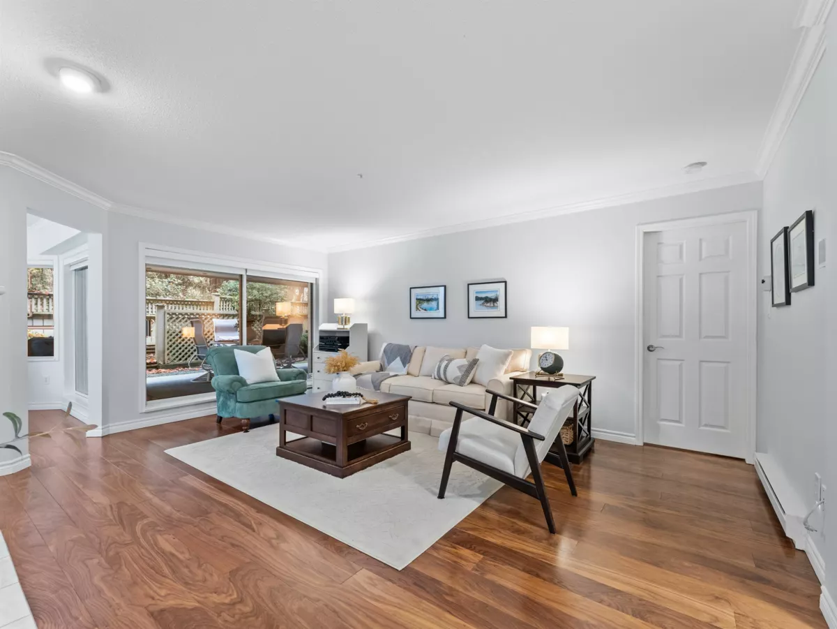 Exterior Rear Photo of 107 3690 Banff Court, North Vancouver, BC