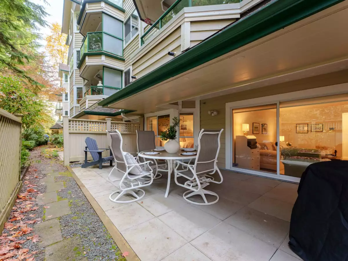 Outdoor Patio Photo of 107 3690 Banff Court, North Vancouver, BC