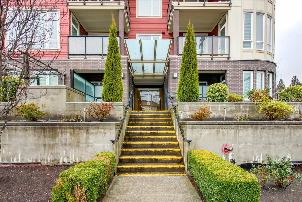 Living Room Photo of 306 1188 Johnson Street, Coquitlam, BC
