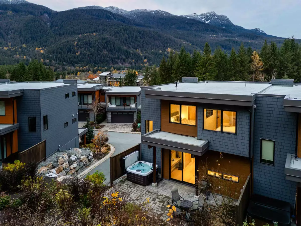 Exterior Rear Photo of 8 1350 Cloudburst Drive, Whistler, BC