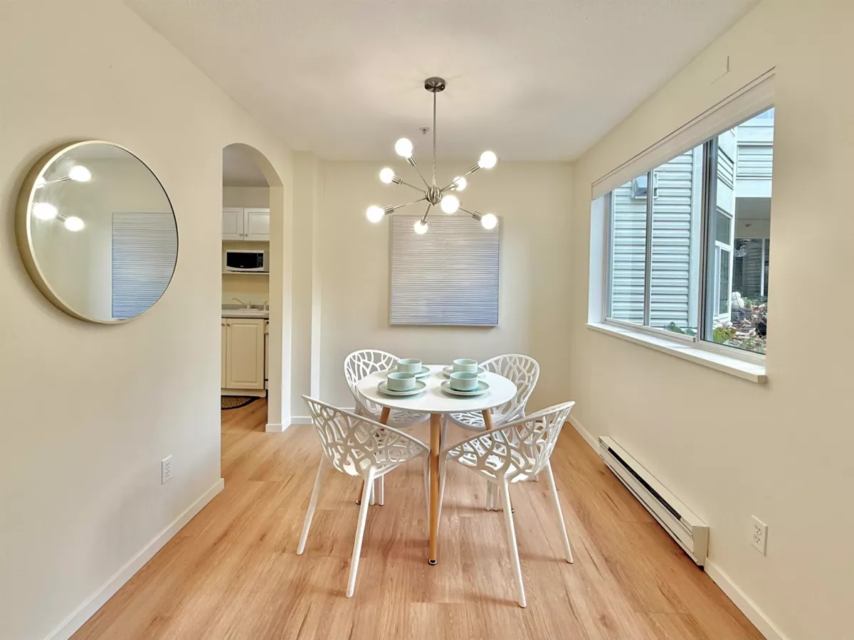 Dining Area Photo of 101 3638 Rae Avenue, Vancouver, BC