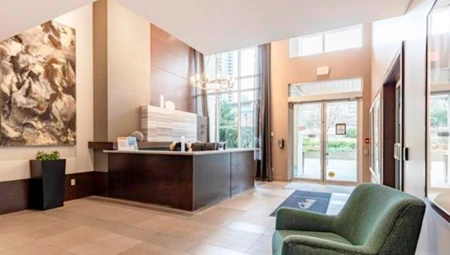 Basement Recreation Room Photo of 502 2133 Douglas Road, Burnaby, BC
