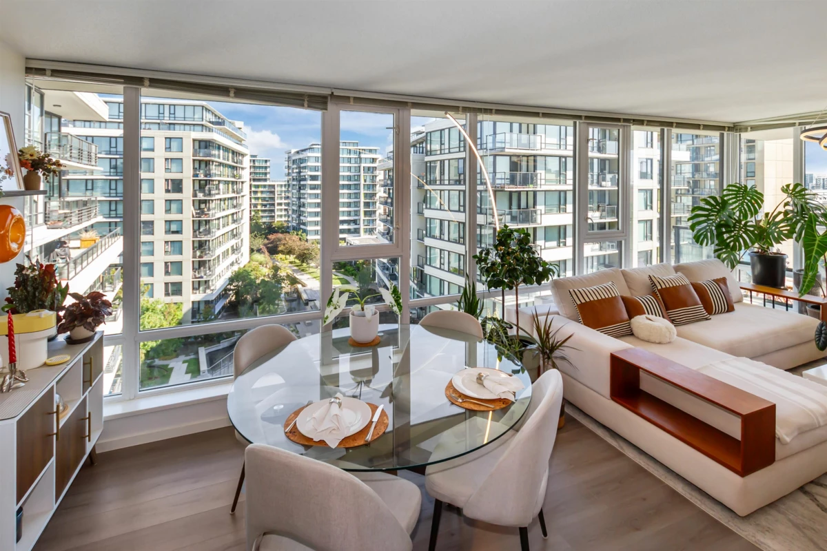 Dining Area Photo of 1301 7788 Ackroyd Road, Richmond, BC