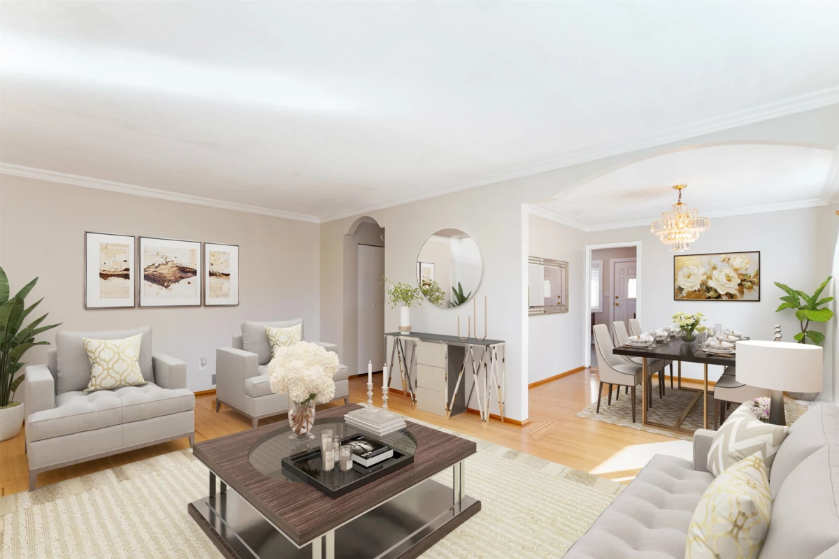 Living Room Photo of 6072 Selma Avenue, Burnaby, BC