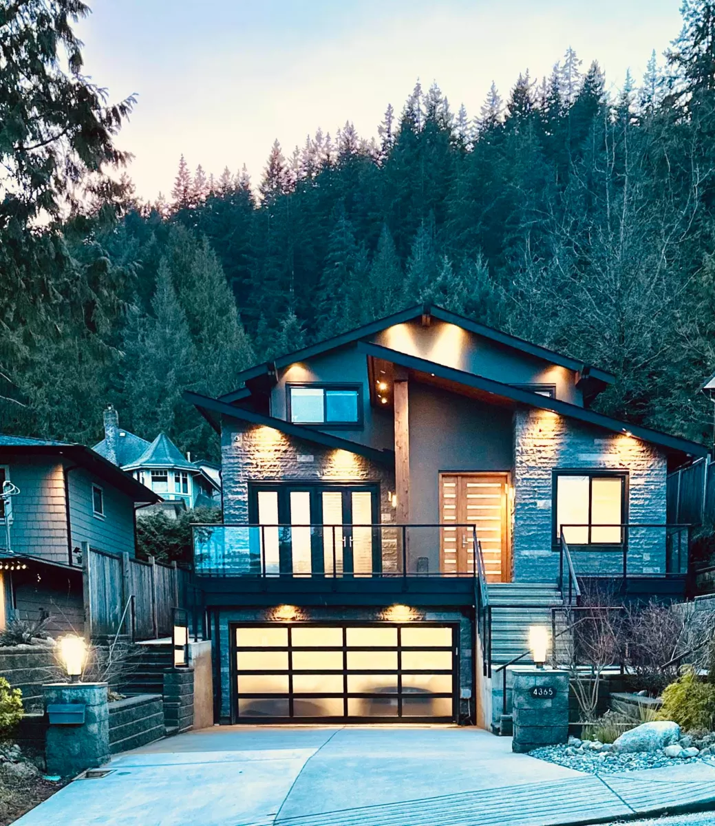 Aerial View of 4365 Mountain Highway, North Vancouver, BC