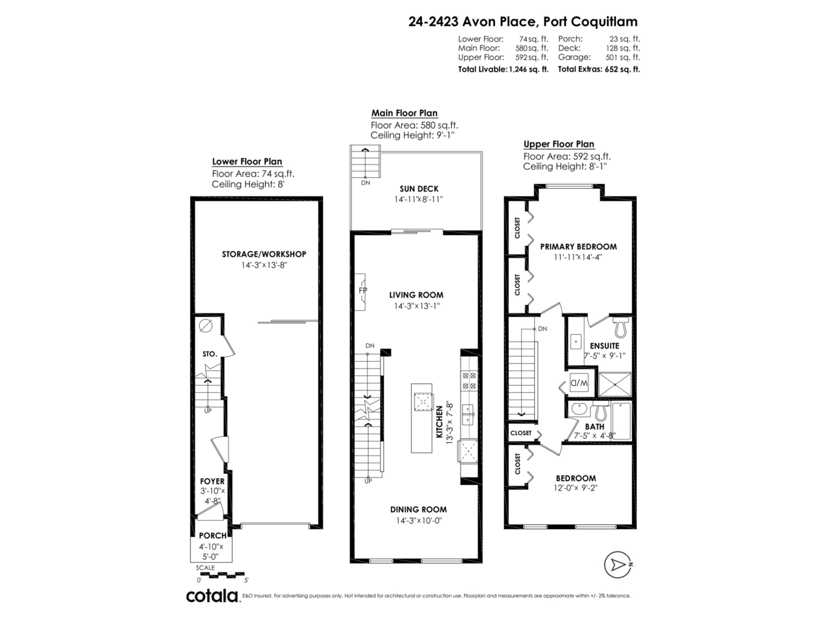 Exterior Rear Photo of 24 2423 Avon Place, Port Coquitlam, BC