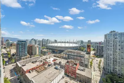 Outdoor Patio Photo of 2104 885 Cambie Street, Vancouver, BC