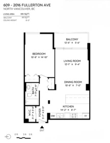 Pantry Photo of 609 2016 Fullerton Avenue, North Vancouver, BC