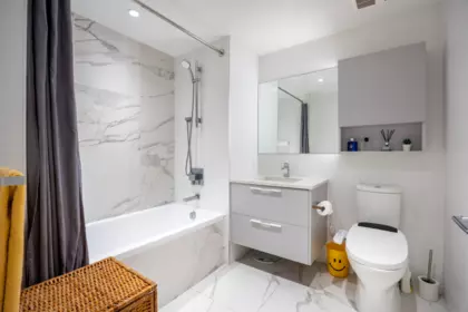 Primary Bathroom Photo of 302 6699 Dunblane Avenue, Burnaby, BC