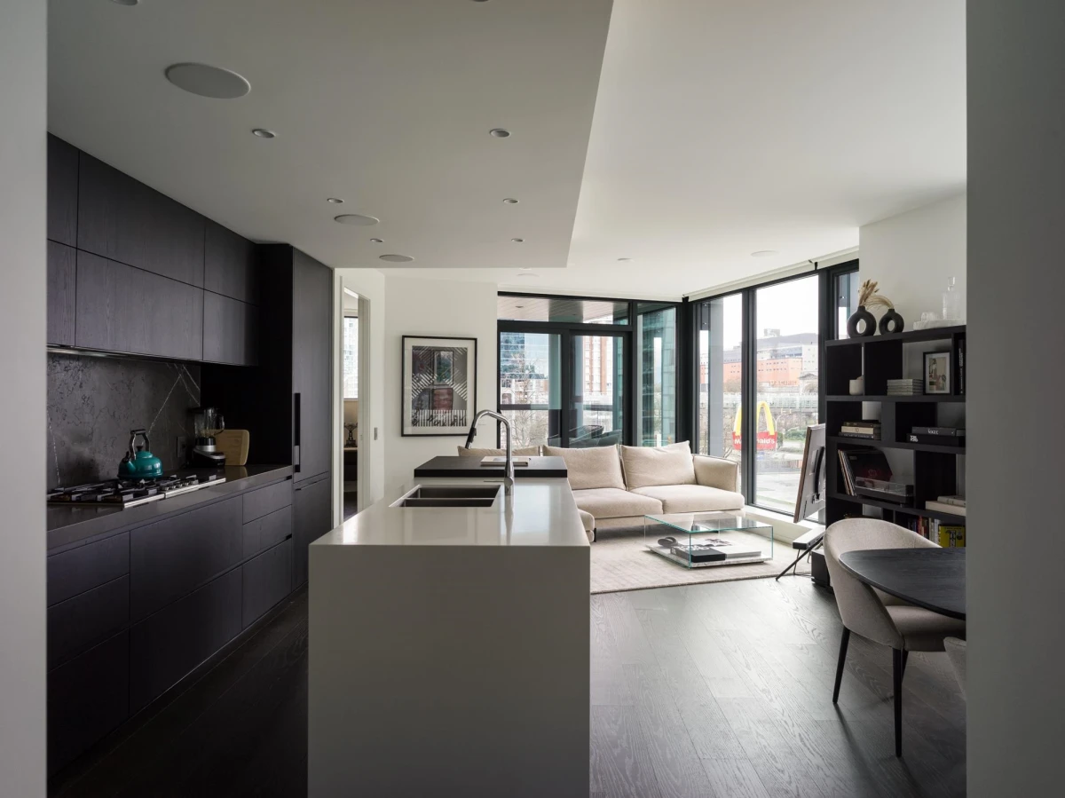 Family Room Photo of 406 1601 Quebec Street, Vancouver, BC