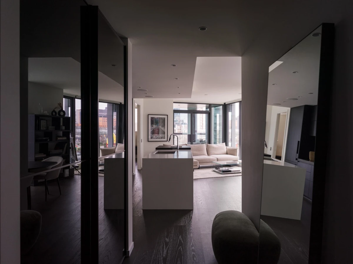 Living Room Photo of 406 1601 Quebec Street, Vancouver, BC