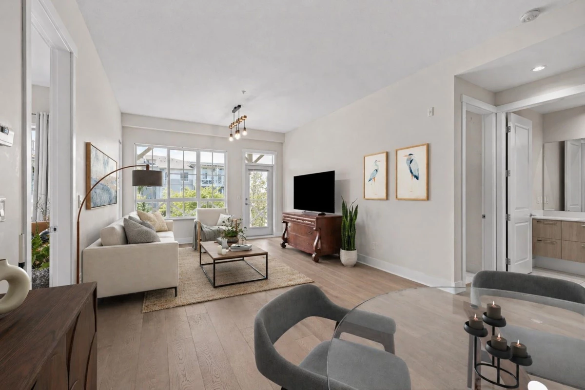 Living Room Photo of 217 5535 Admiral Way, Delta, BC
