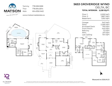 Playground / Recreational Area Near 5653 Groveridge Wynd, Delta, BC