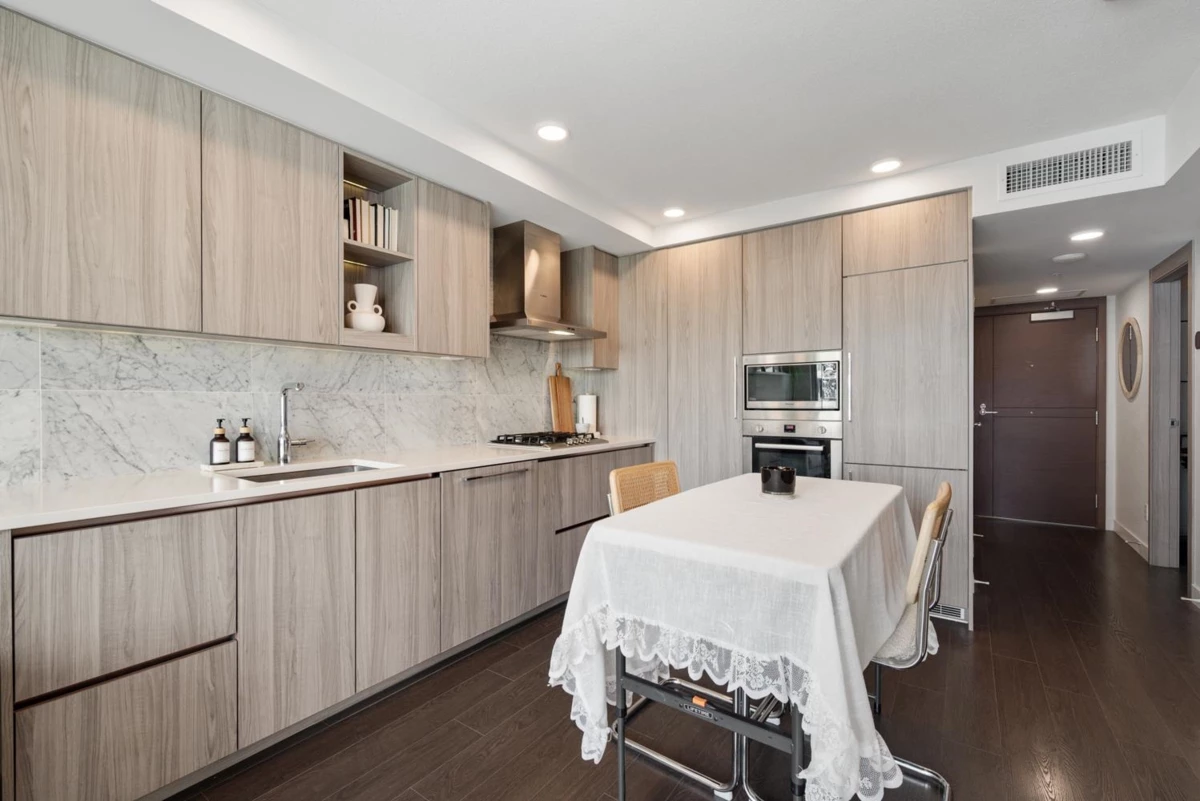 Dining Area Photo of 911 8800 Hazelbridge Way, Richmond, BC
