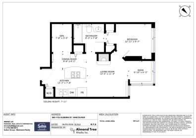 Basement Recreation Room Photo of 505 1723 Alberni Street, Vancouver, BC
