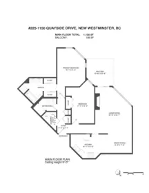 Outdoor Patio Photo of 225 1150 Quayside Drive, New Westminster, BC