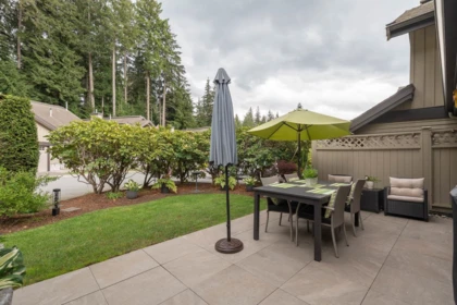 Aerial View of 65 1550 Larkhall Crescent, North Vancouver, BC