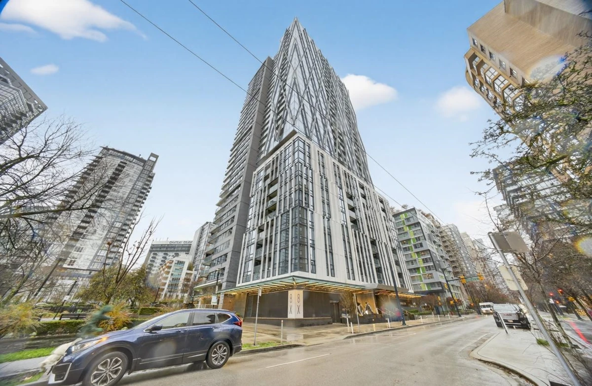 Exterior Rear Photo of 2701 1111 Richards Street, Vancouver, BC