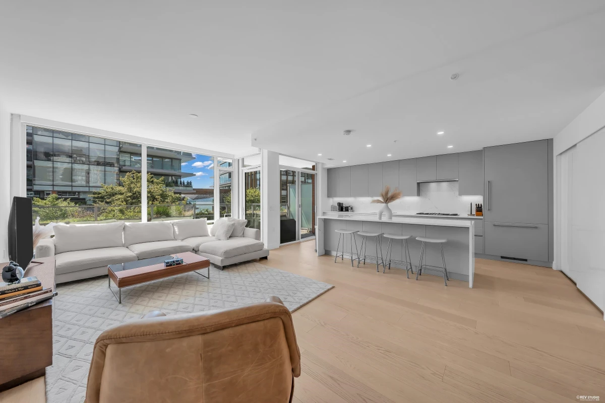 Exterior Rear Photo of 207 1331 Marine Drive, West Vancouver, BC