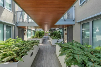 Aerial View of 207 1331 Marine Drive, West Vancouver, BC