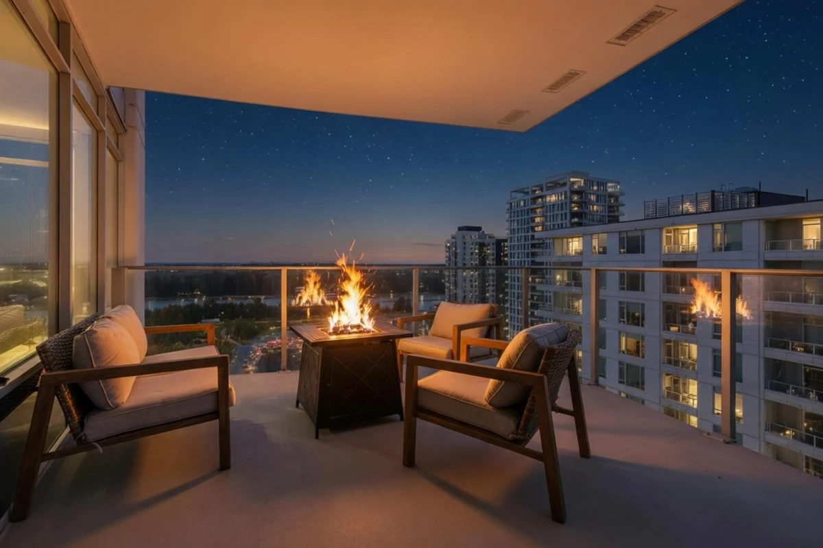 Dining Area Photo of 2107 8538 River District Crossing, Vancouver, BC