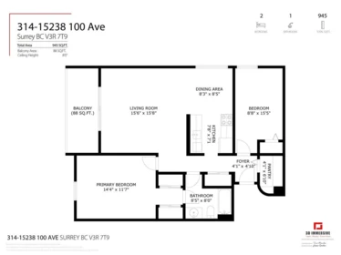 Staircase Photo of 314 15238 100 Avenue, Surrey, BC