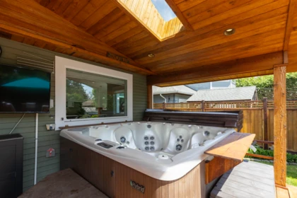 Aerial View of 11858 Woodlynn Court, Delta, BC
