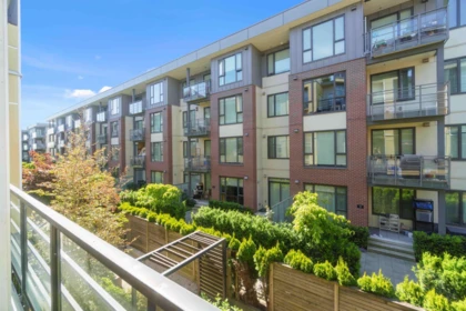 Outdoor Patio Photo of 221 5248 Grimmer Street, Burnaby, BC