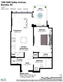 Entry Foyer Photo of 1408 5685 Halley Avenue, Burnaby, BC