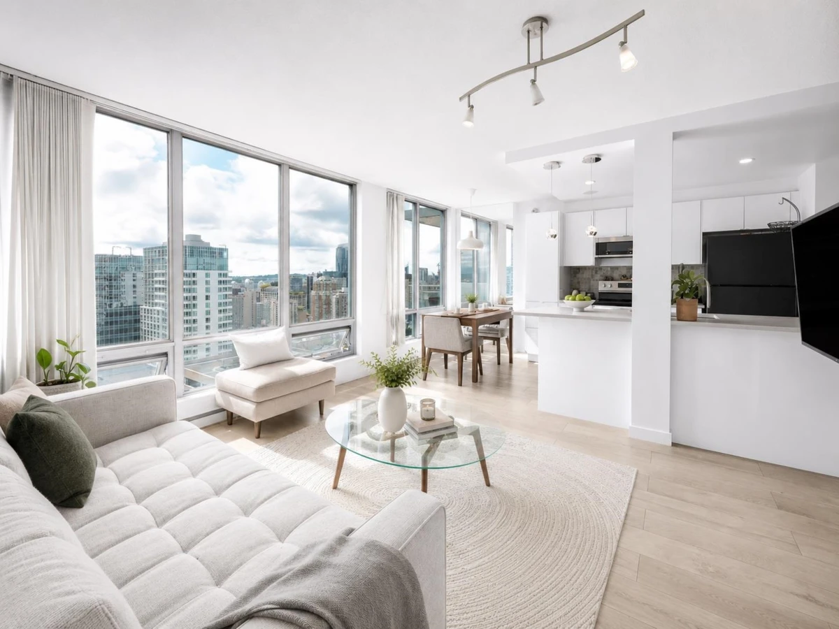 Family Room Photo of 3304 1200 W Georgia Street, Vancouver, BC
