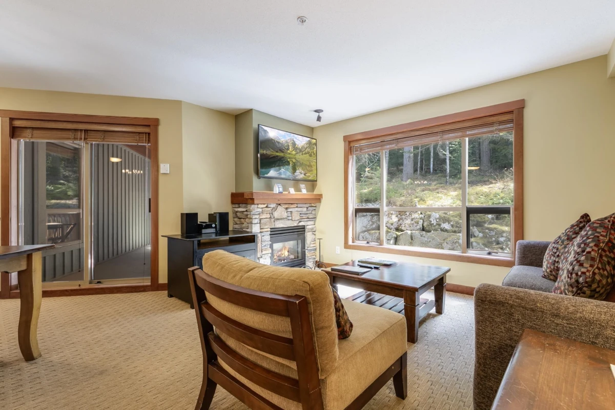 Family Room Photo of 214G1 4653 Blackcomb Way, Whistler, BC