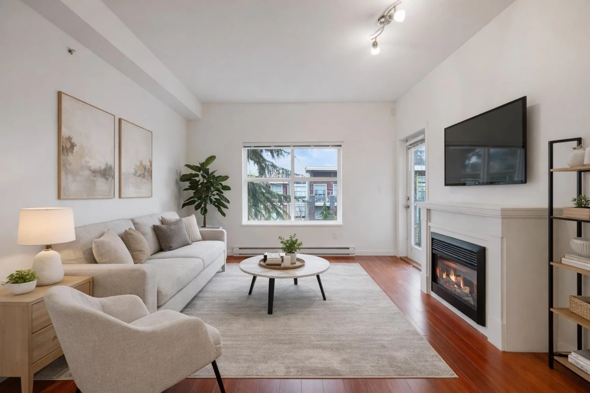 Living Room Photo of 403 2488 Kelly Avenue, Port Coquitlam, BC