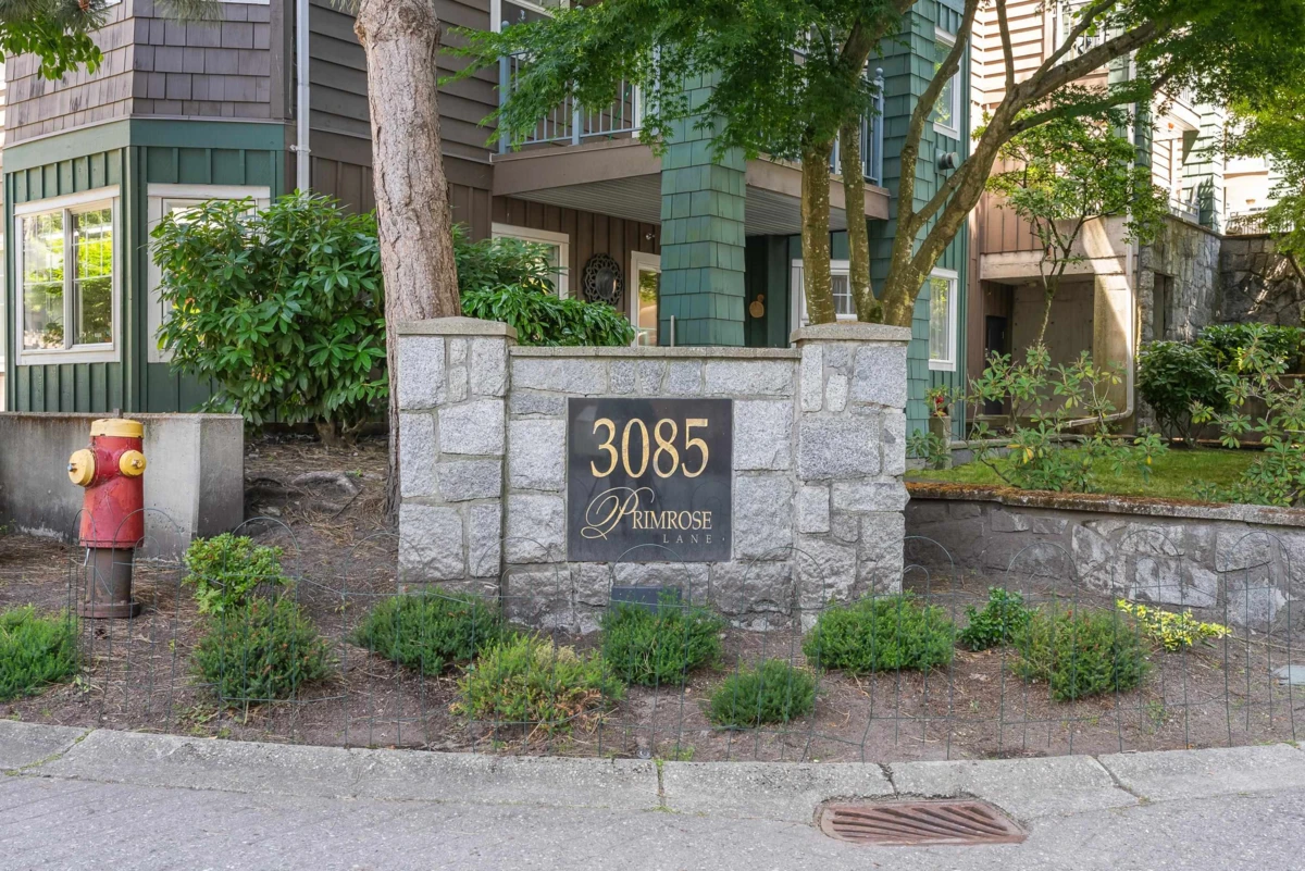 Exterior Rear Photo of 207 3085 Primrose Lane, Coquitlam, BC