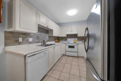 Kitchen Island Photo of 207 3085 Primrose Lane, Coquitlam, BC