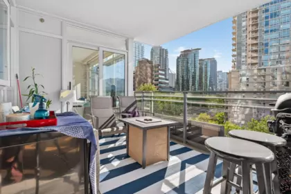 Outdoor Patio Photo of 702 1205 W Hastings Street, Vancouver, BC