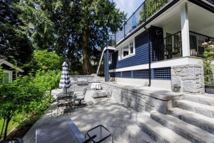 Aerial View of 461 E St. James Road, North Vancouver, BC